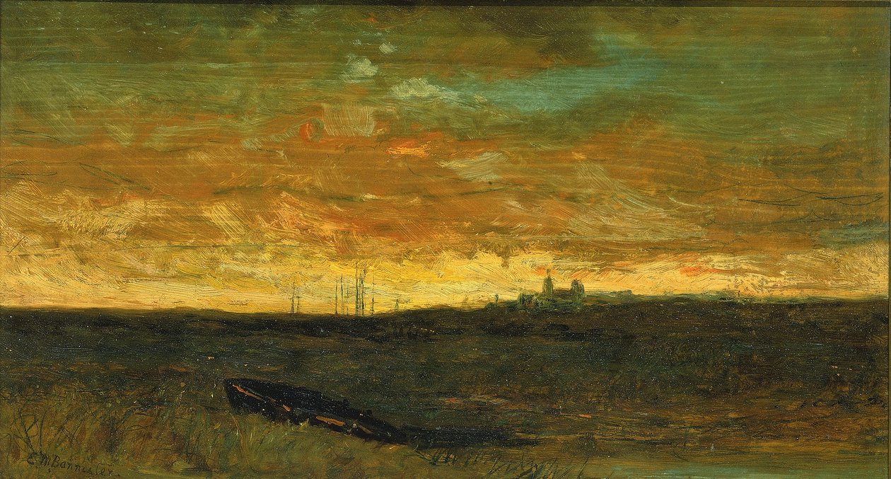 Zonsondergang door Edward Mitchell Bannister