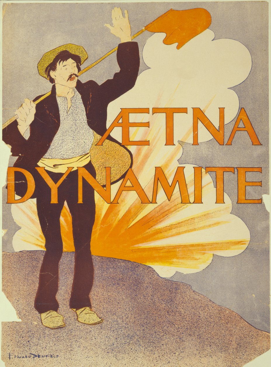 Aetna dynamiet door Edward Penfield