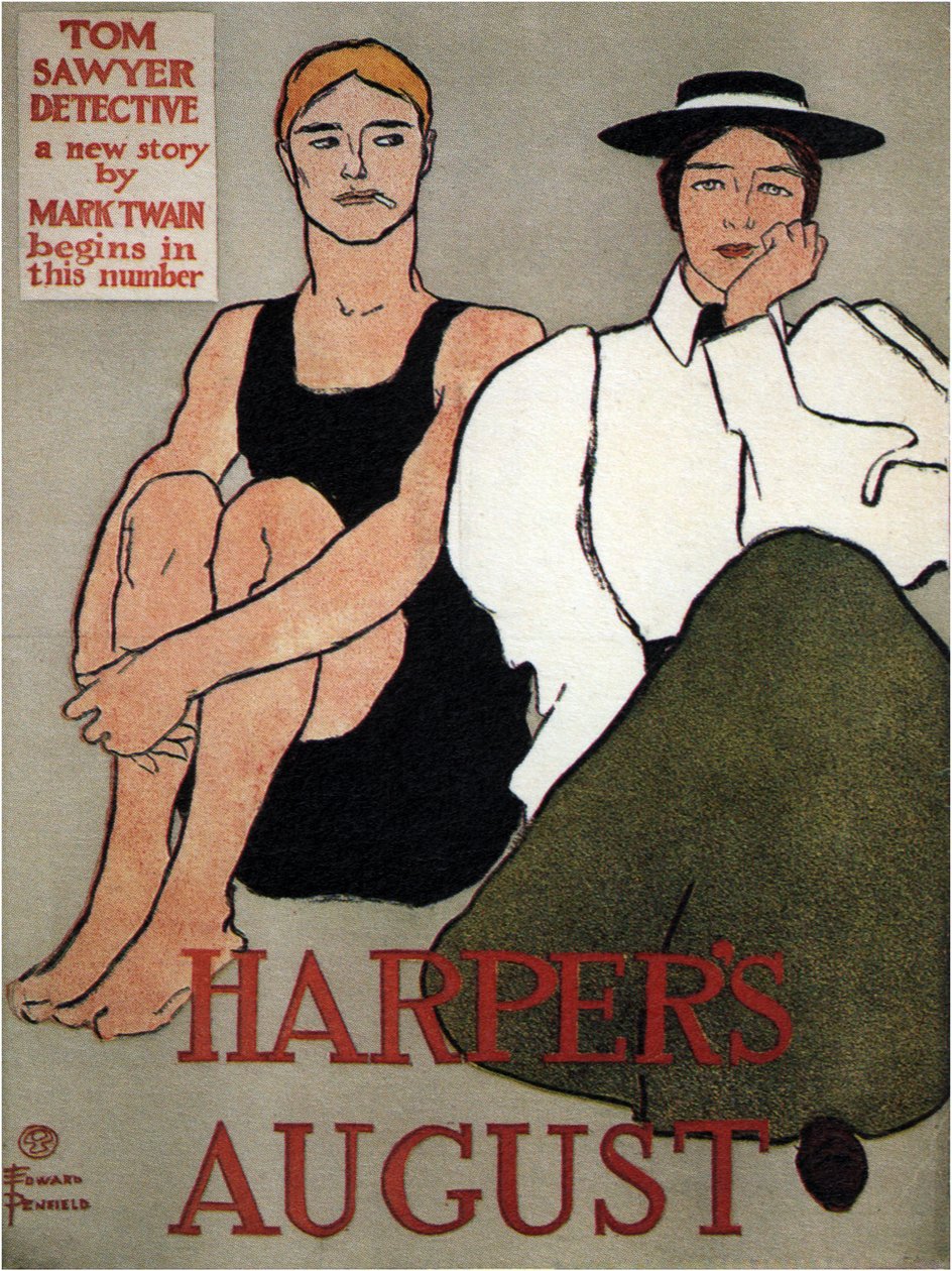 Harpers Augustus, 1896 door Edward Penfield