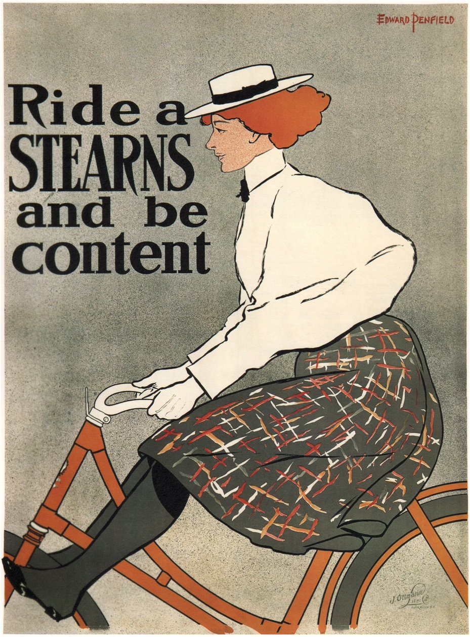 Rijd een Stearns, 1896 door Edward Penfield