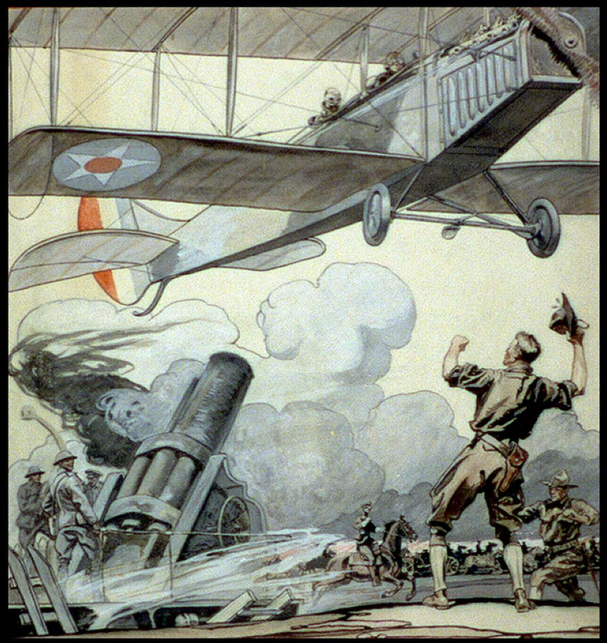 Oorlogstekening door Edward Penfield
