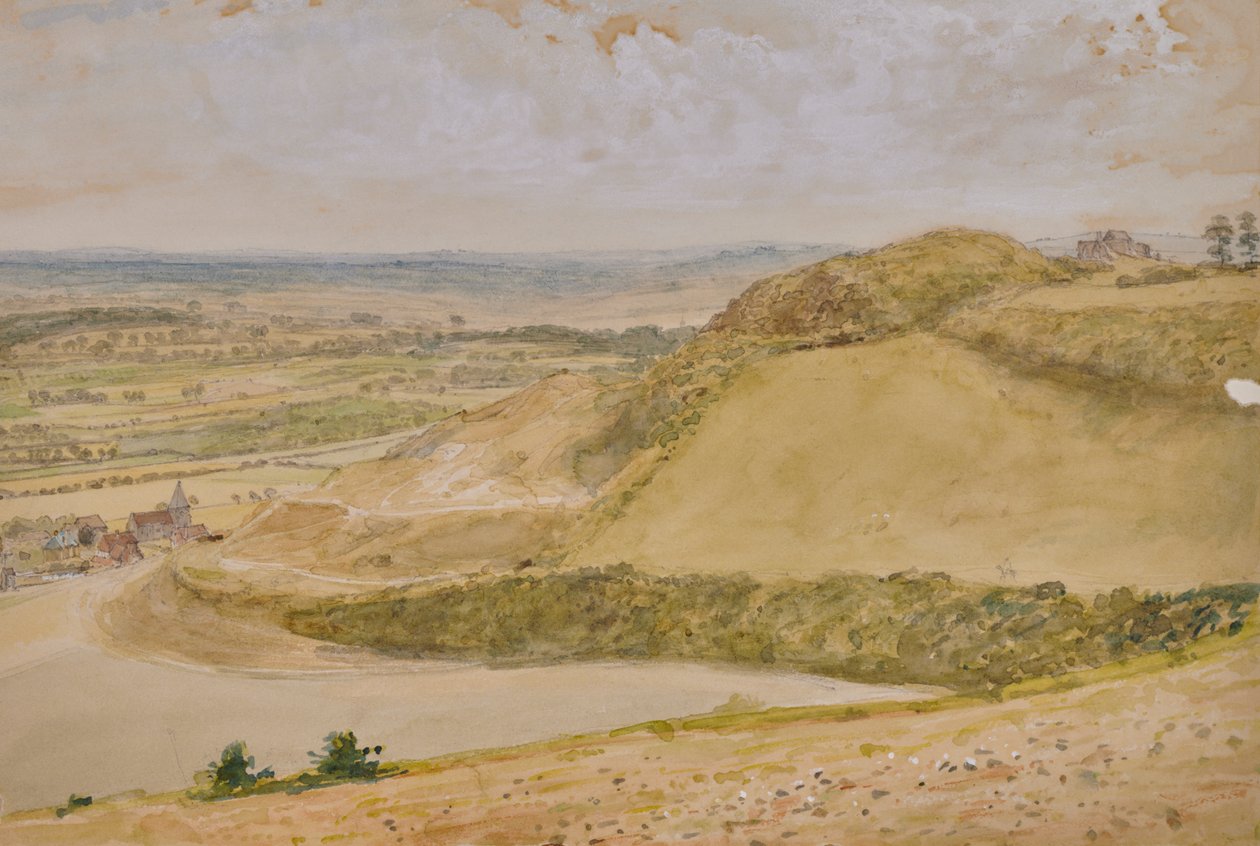 Landschap door Edward Pretty