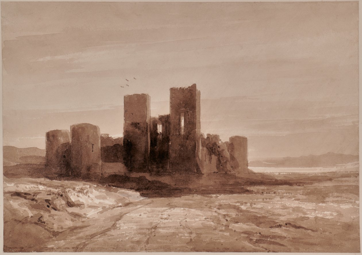 Landschap met kasteel door Edward Pretty