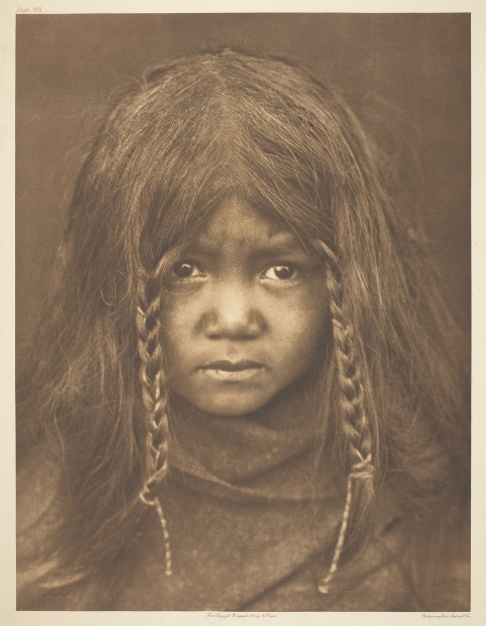 Quilcene jongen door Edward S. Curtis