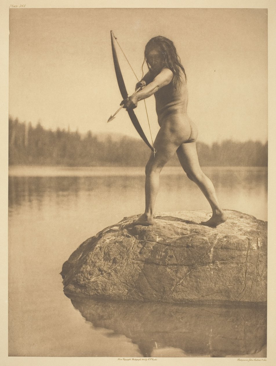 De boogschutter door Edward S. Curtis