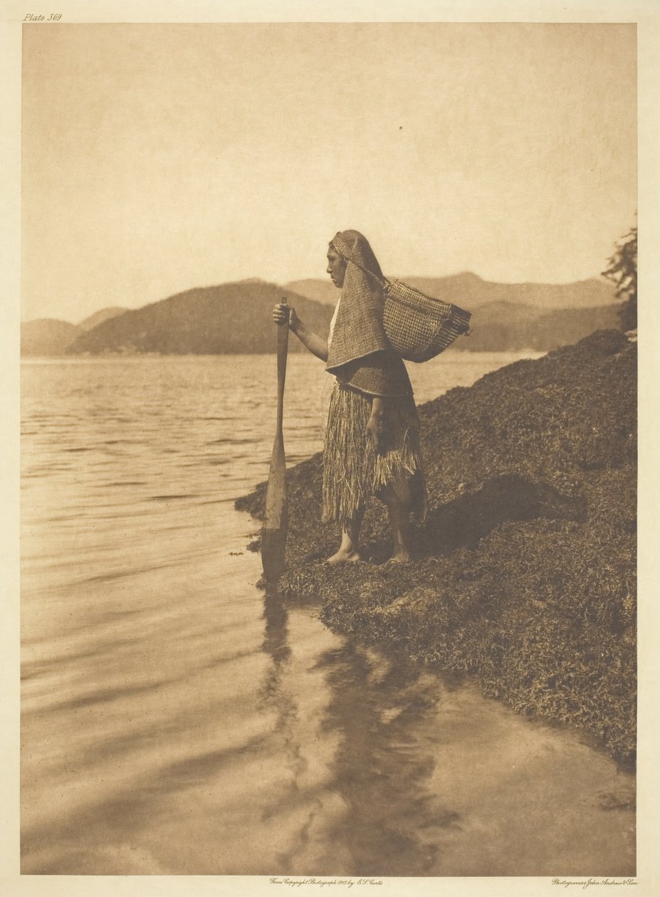 De Zeewierverzamelaar door Edward S. Curtis