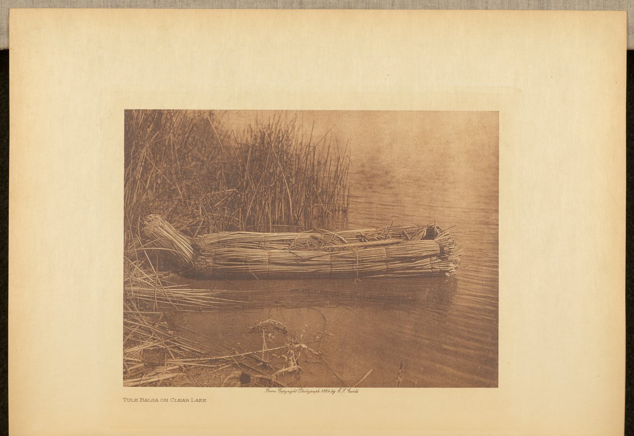Kom naar Balsa aan Clear Lake door Edward S. Curtis