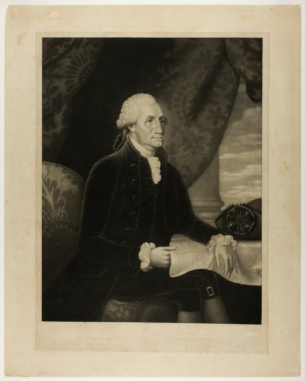 George Washington door Edward Savage