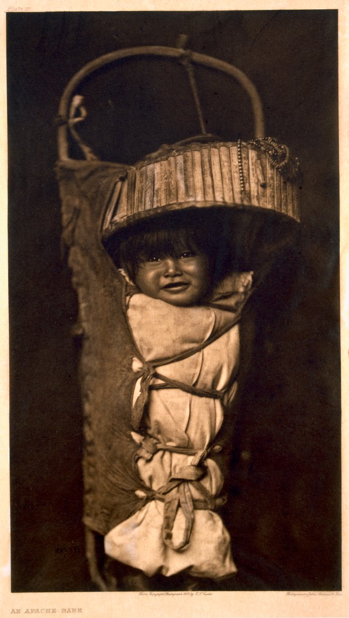 Een Apache Baby door Edward Sheriff (after) Curtis