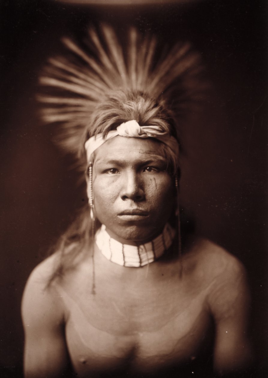 Zwart Haar door Edward Sheriff Curtis