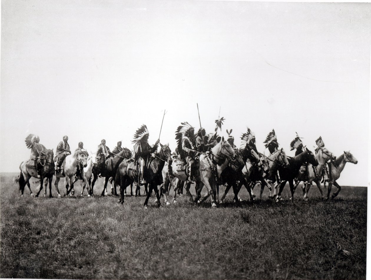 Brule Oorlogspartij door Edward Sheriff Curtis