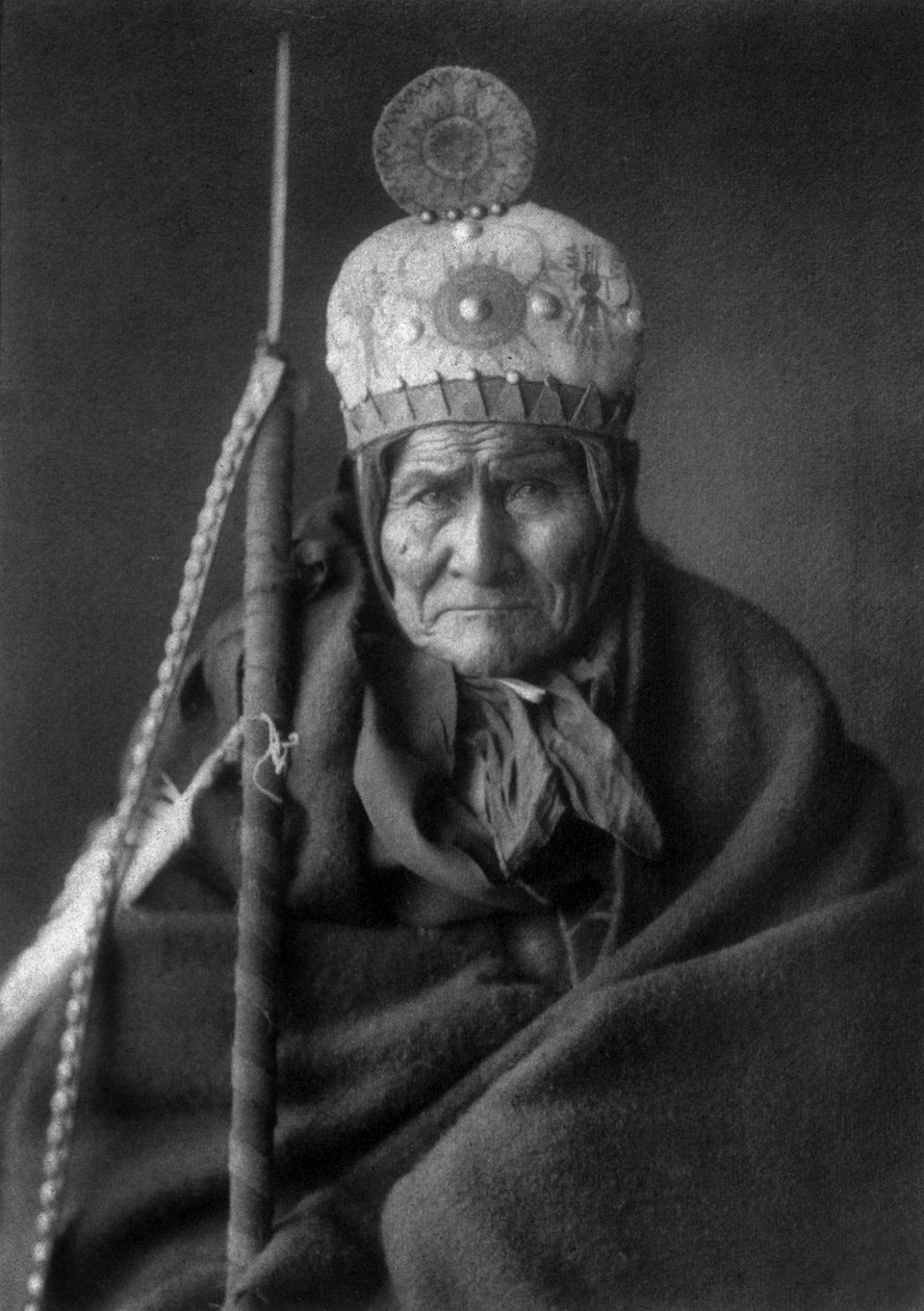 Geronimo (1829-1909) Apache leider door Edward Sheriff Curtis