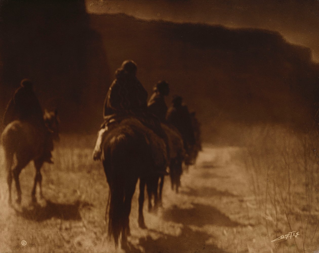 Het Verdwijnende Ras, Navaho door Edward Sheriff Curtis