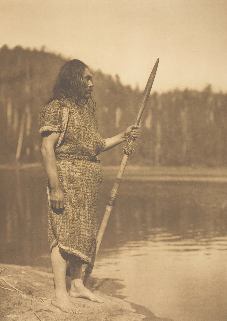 De Walvisvaarder - Clayoquot, 1915 door Edward Sheriff Curtis