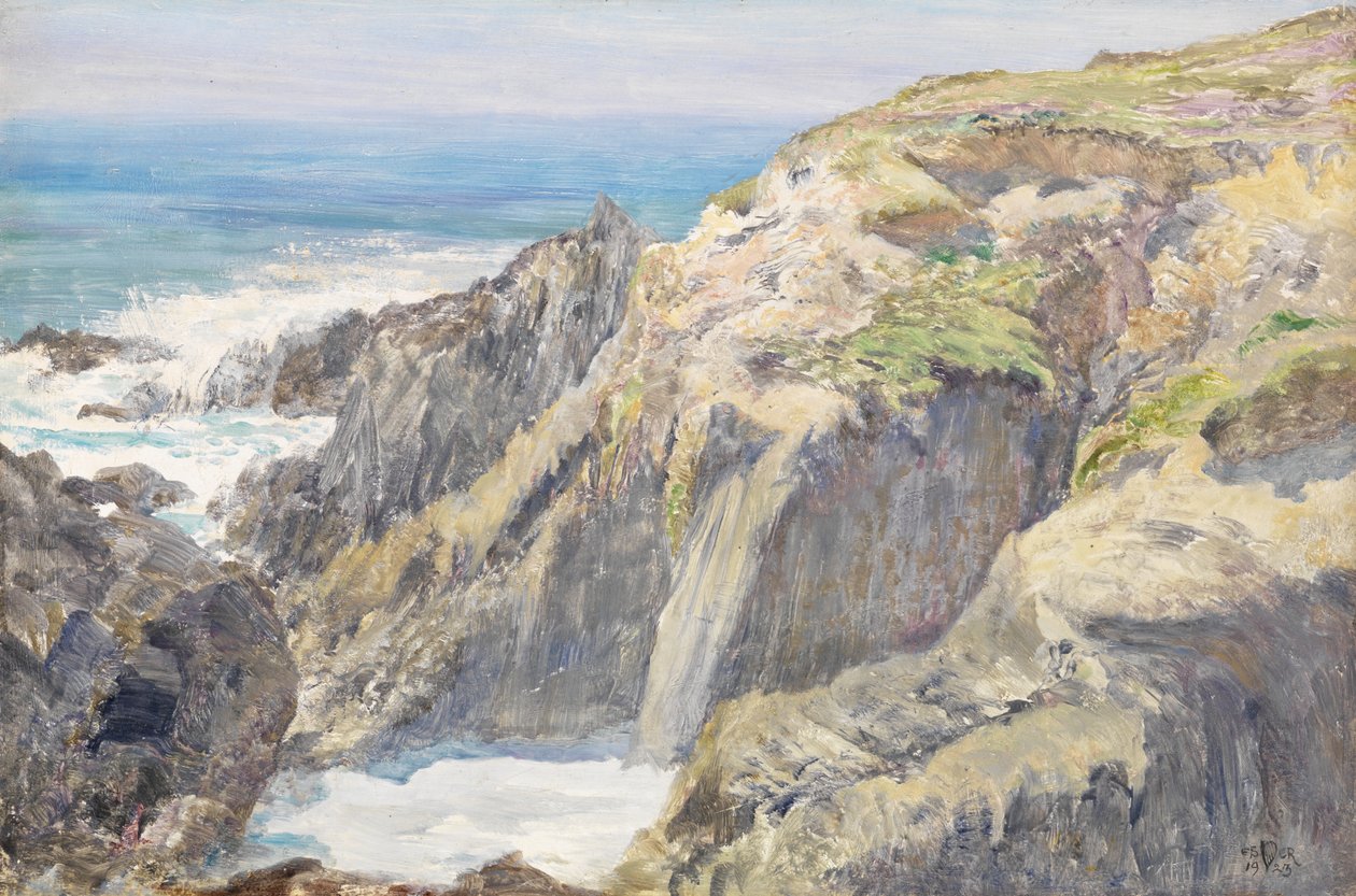 De kust, Mortehoe door Edward Steel Harper