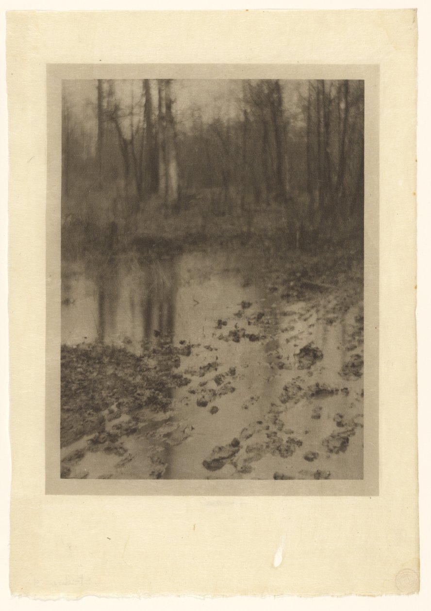 Het zwembad door Edward Steichen