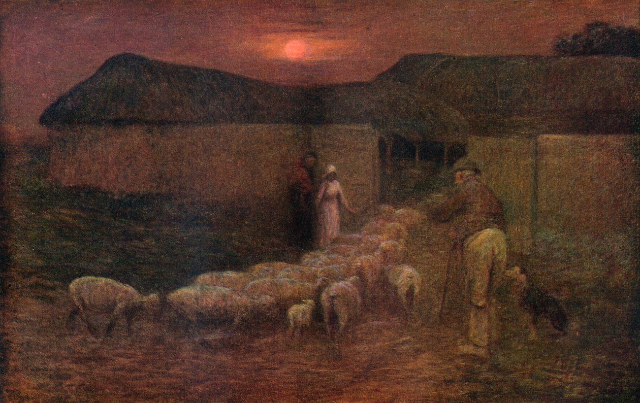 Vouwtijd, ca. 1900, 1918 door William Edward Stott