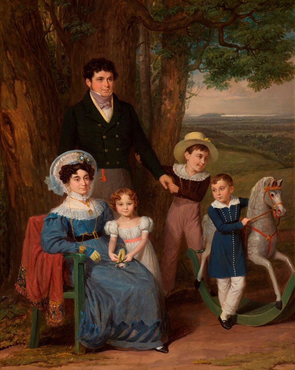 De Familie Bean Lucas door Edward Villiers Rippingille