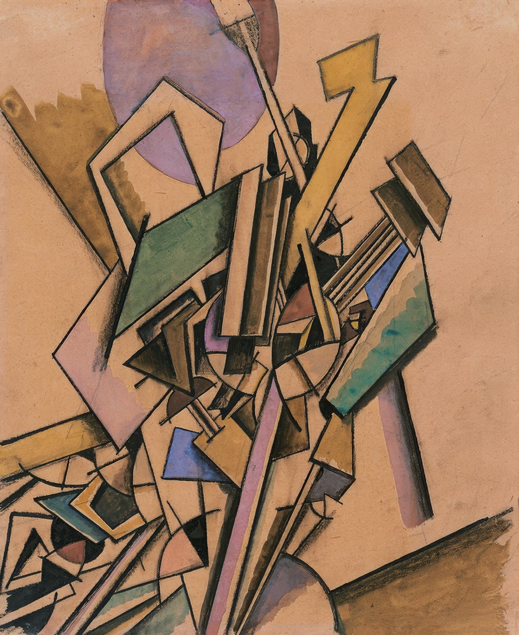 Vorticistische studie door Edward Wadsworth