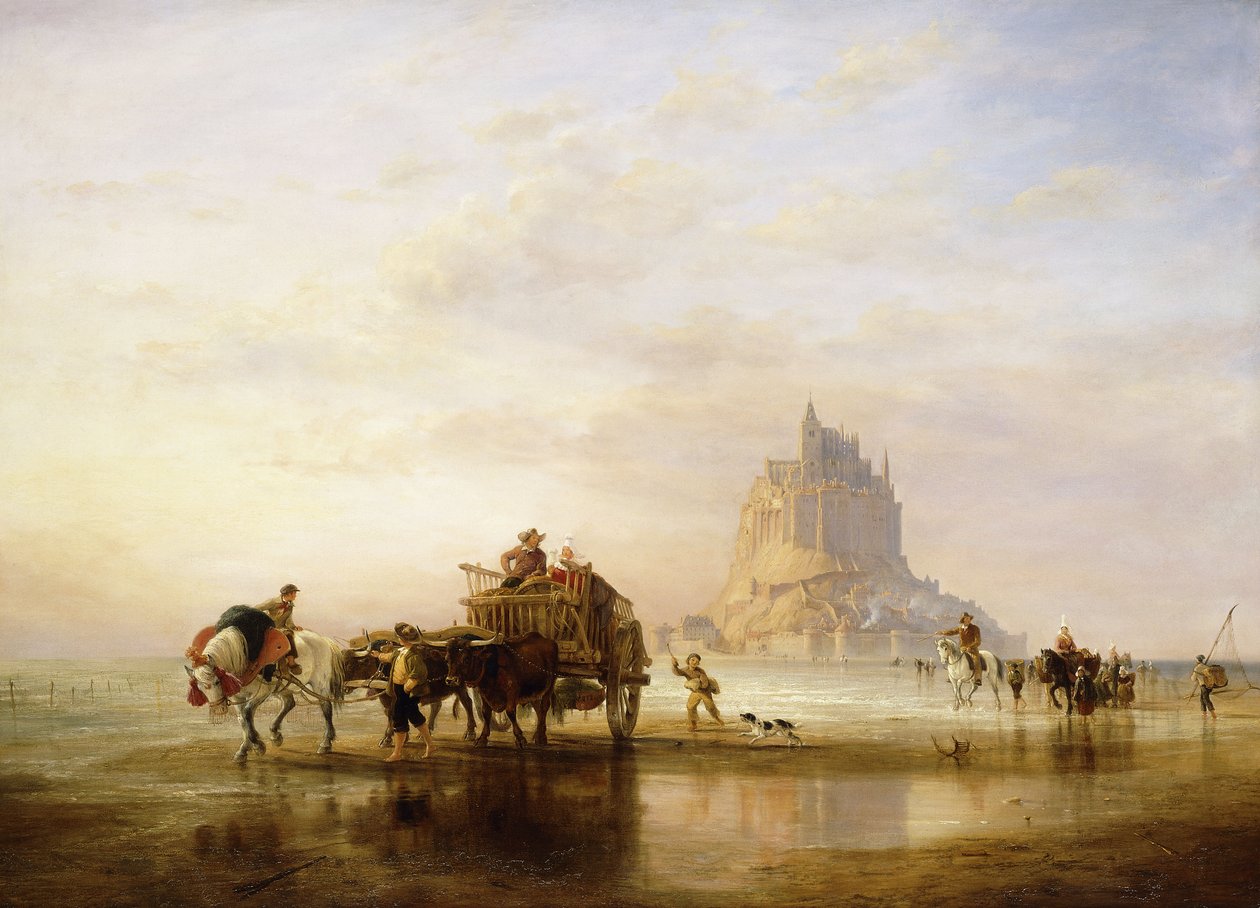 Mont St. Michel door Edward William Cooke