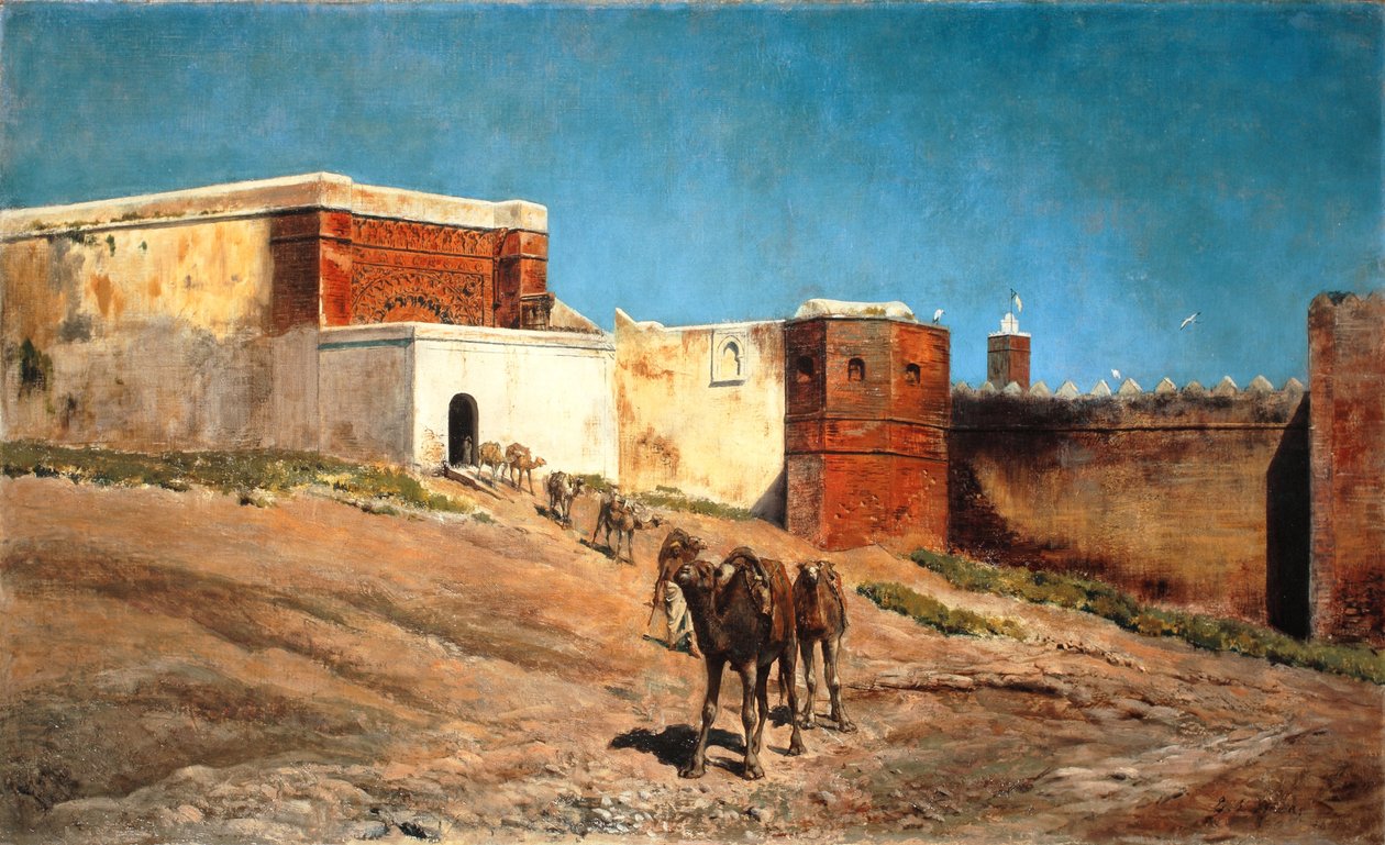 Vertrekkende Karavanen, 1879 door Edwin Lord Weeks