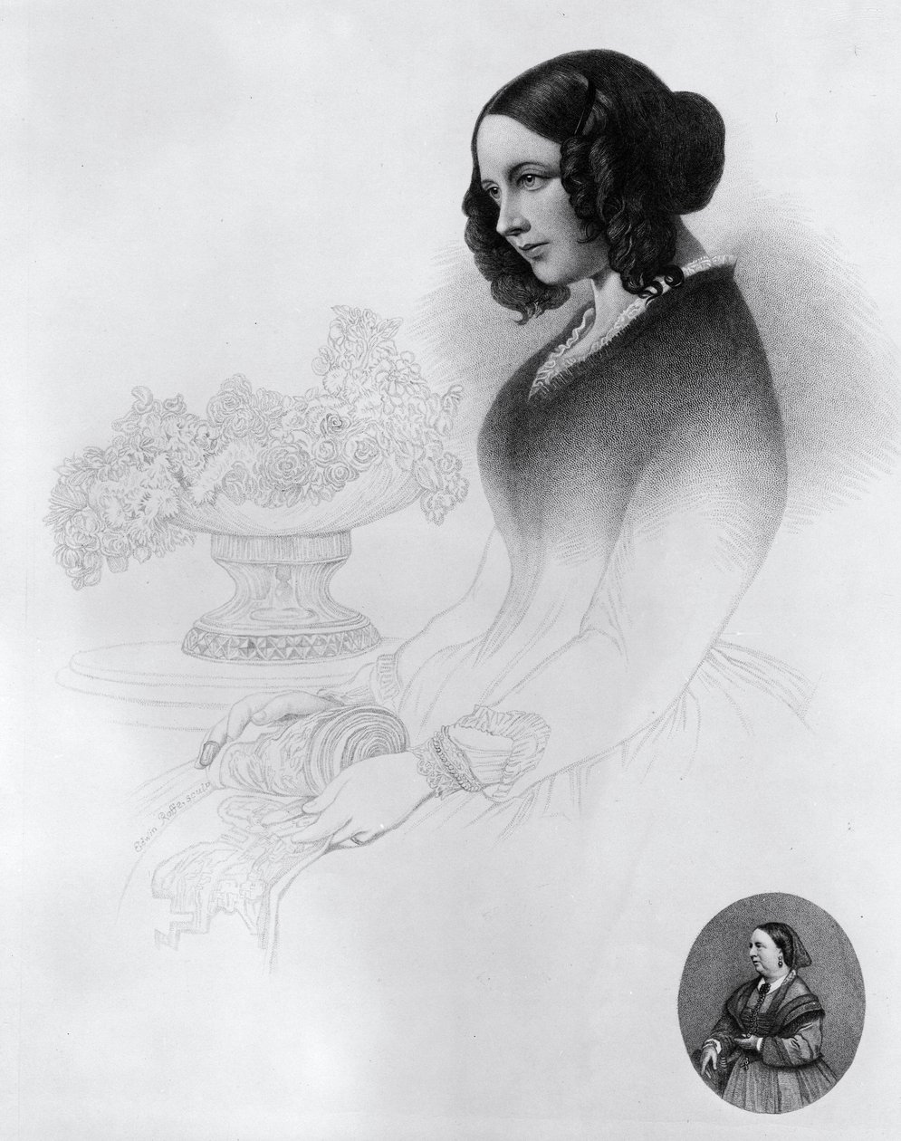 Catherine Dickens door Edwin Roffe