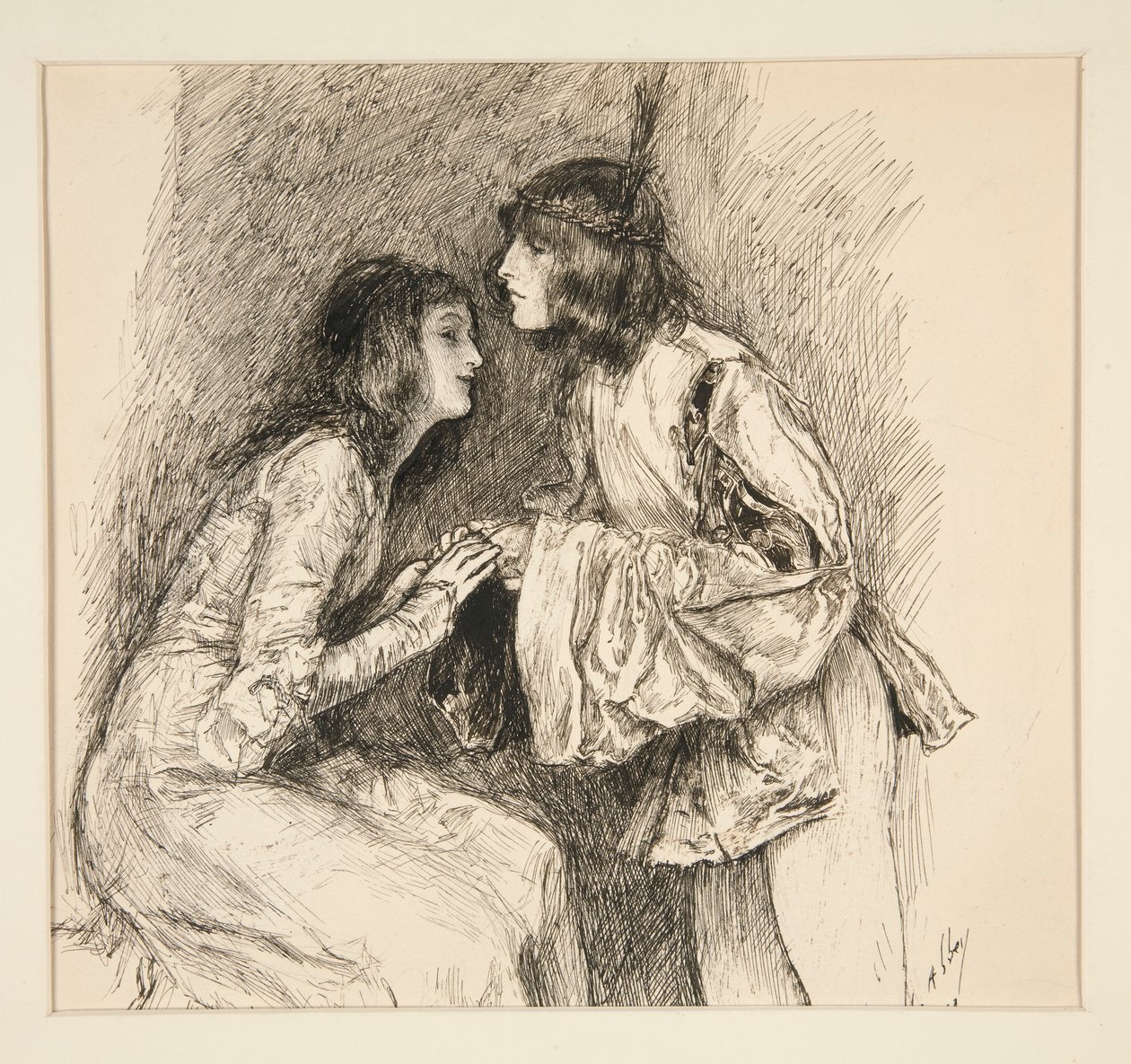 Bassanio door Edwin Austin Abbey