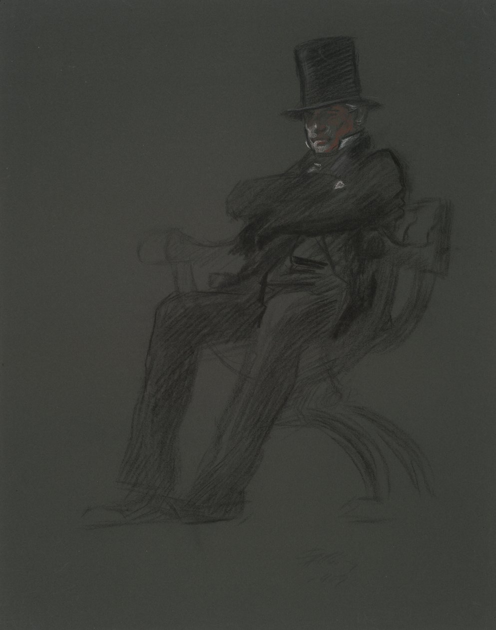 Figurenstudie door Edwin Austin Abbey