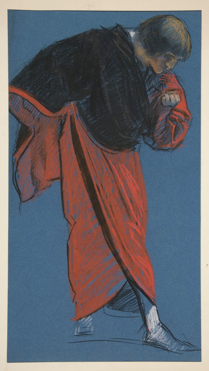 Figurenstudie door Edwin Austin Abbey