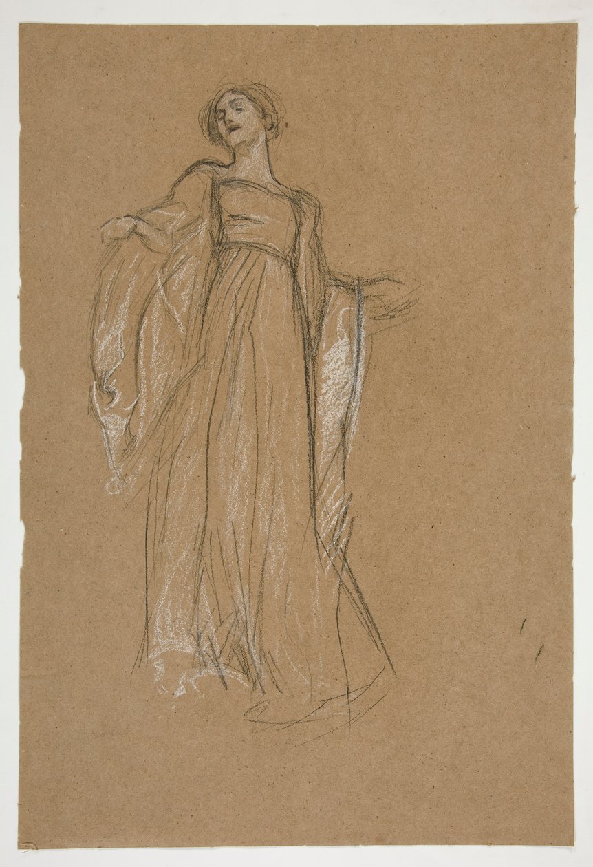 Figuurstudie door Edwin Austin Abbey
