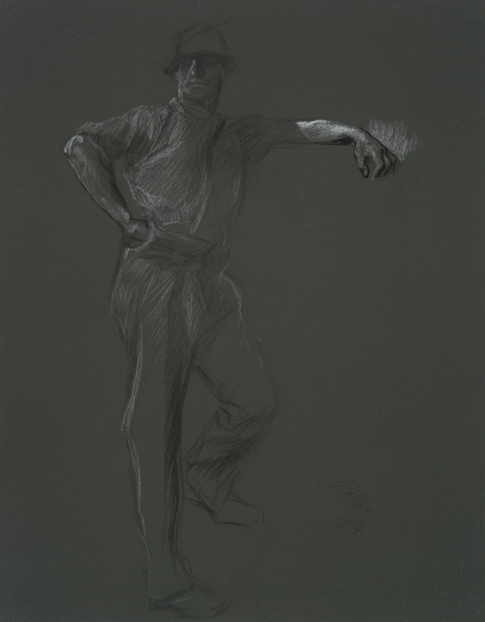 Figurenstudie door Edwin Austin Abbey