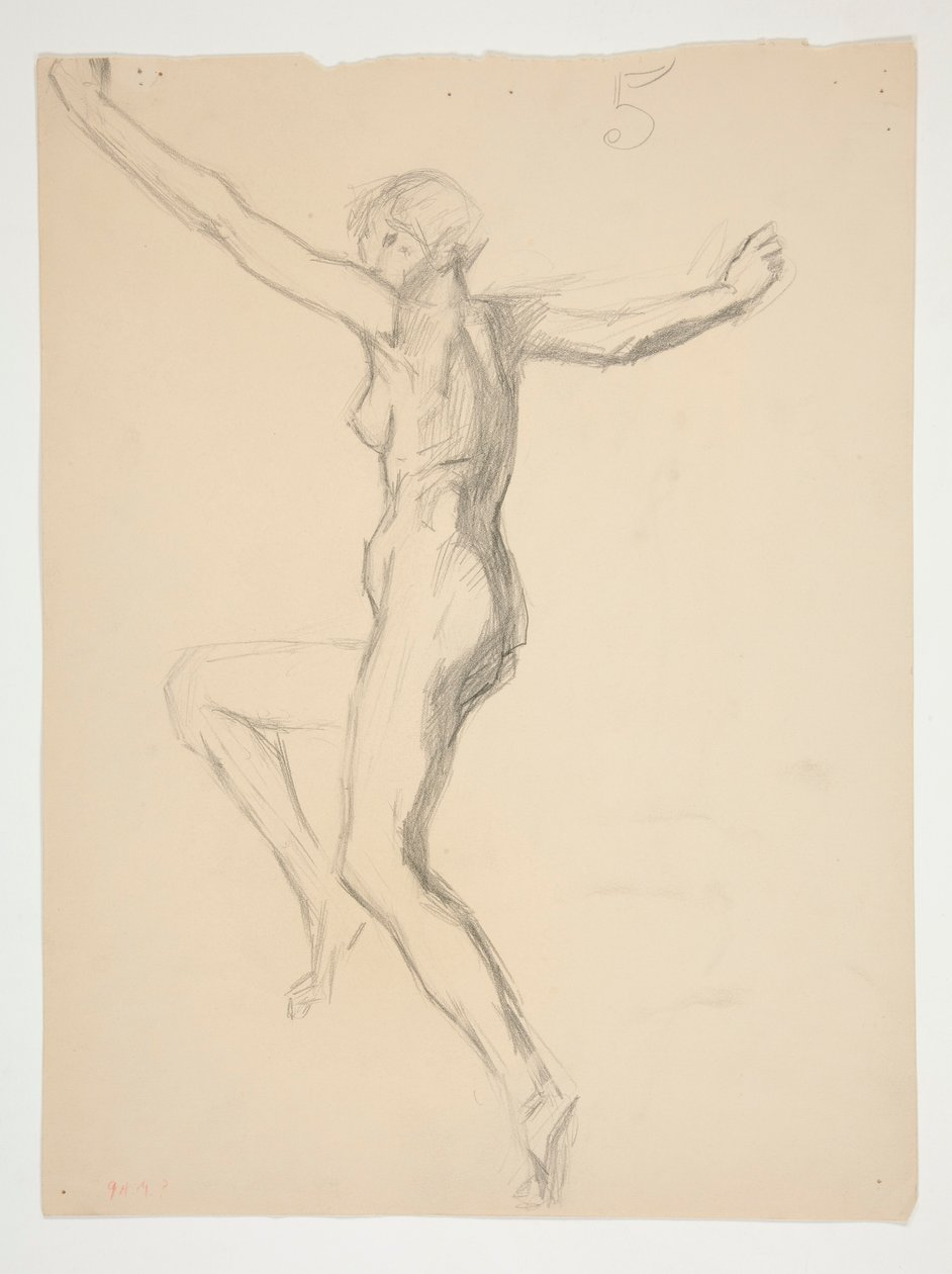 Figurenstudie door Edwin Austin Abbey