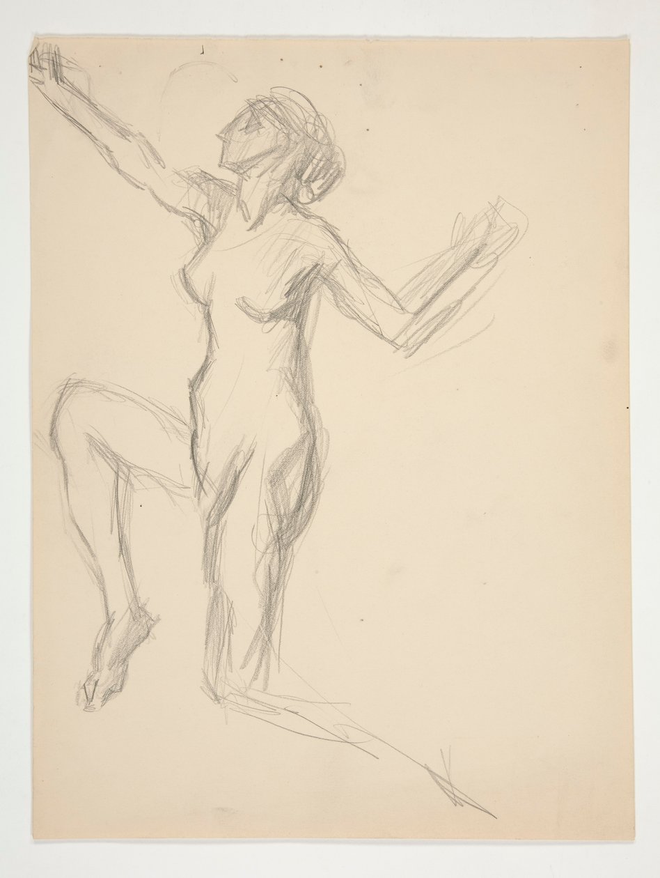 Figurenstudie door Edwin Austin Abbey