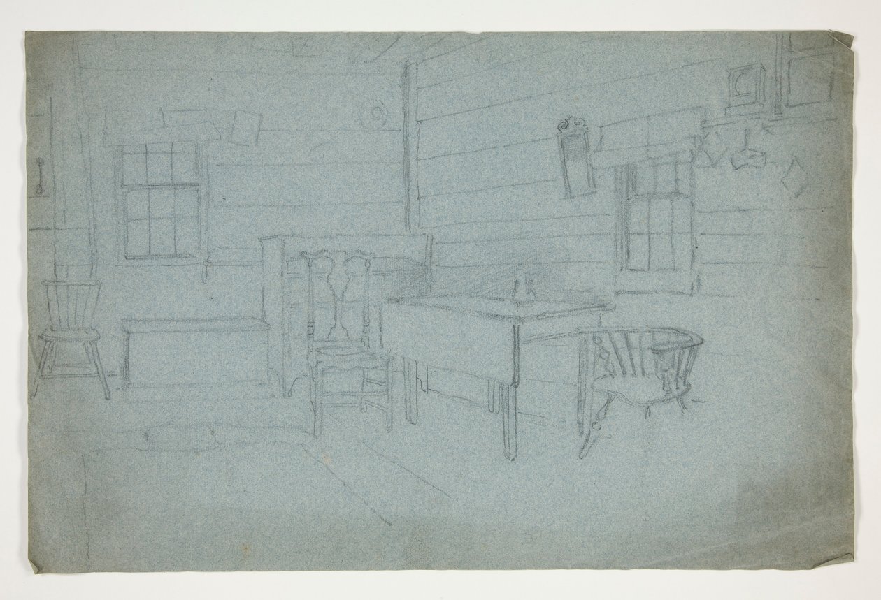 Interieurstudie door Edwin Austin Abbey