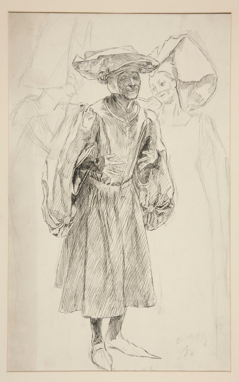 Rosalin en Maria door Edwin Austin Abbey