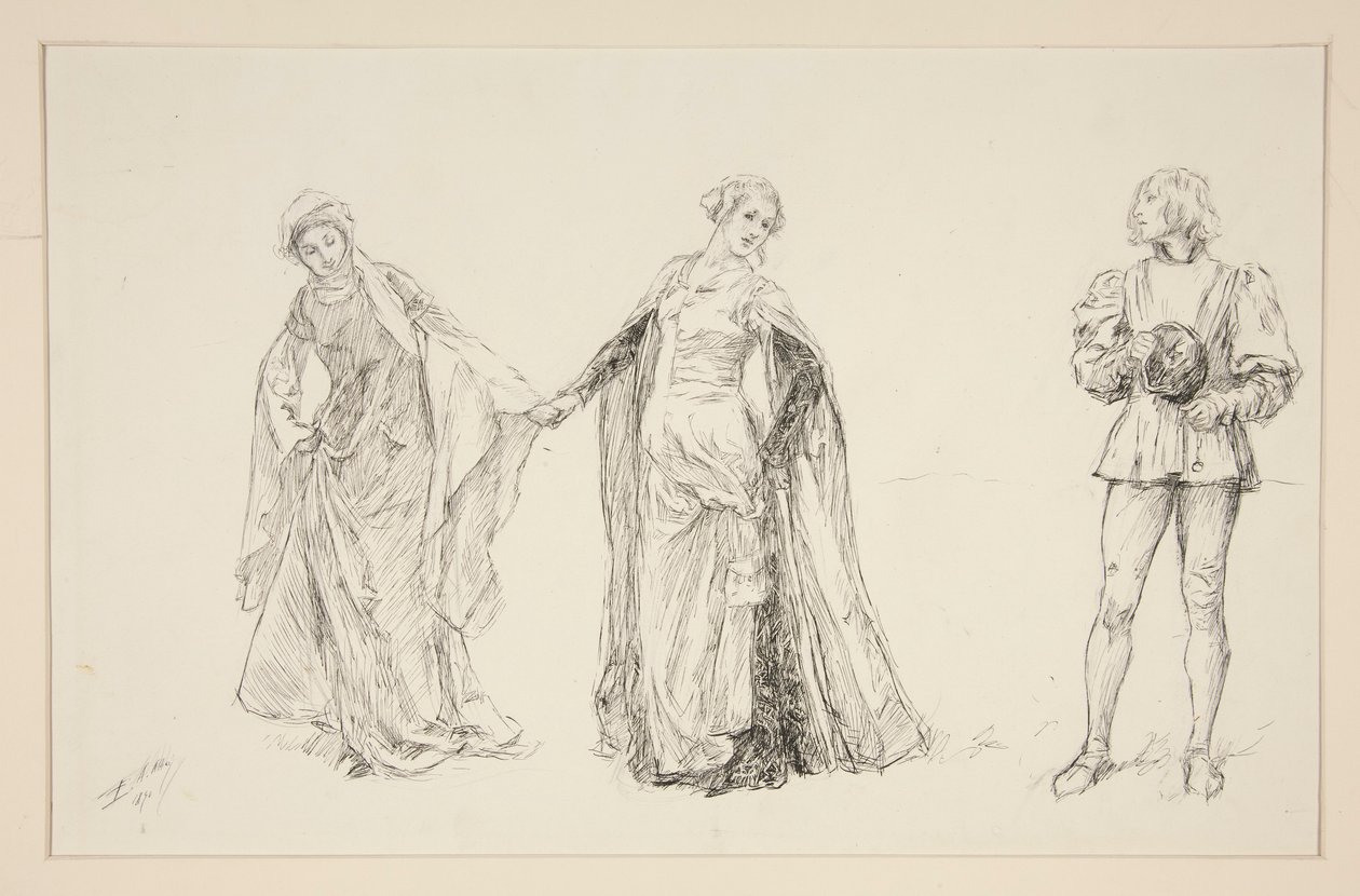 Rosalind door Edwin Austin Abbey