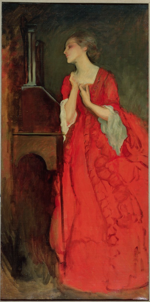Lady Anne door Edwin Austin Abbey