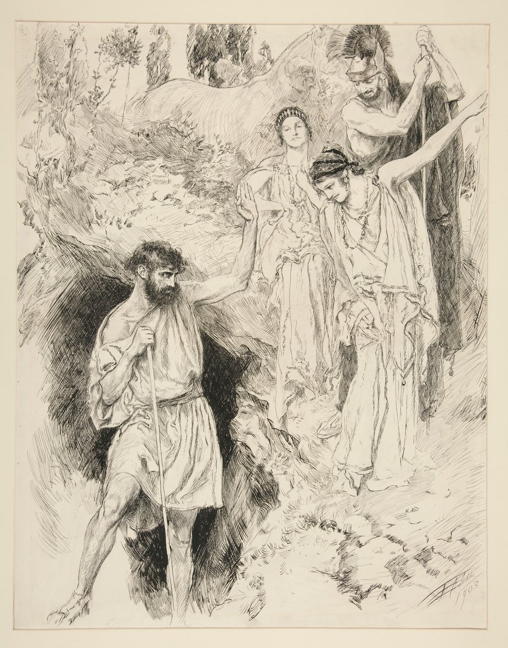 Timon door Edwin Austin Abbey