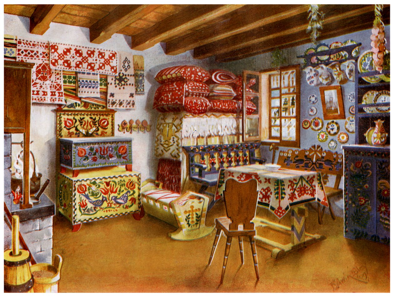 Oostenrijks-Hongaarse boerenmeubels, 1911-1912 door Edwin Foley