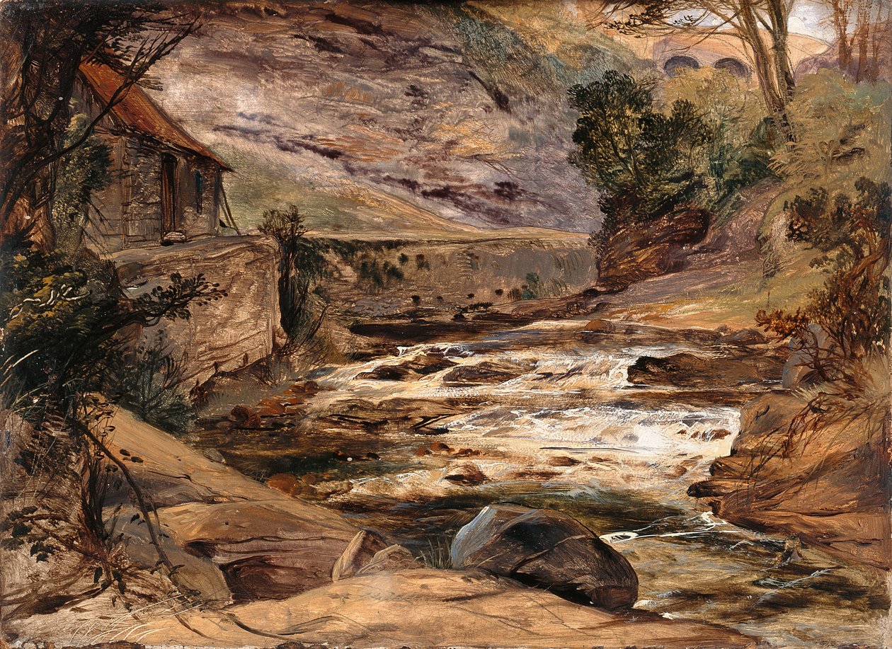 Op de Tilt, Perthshire door Edwin Landseer