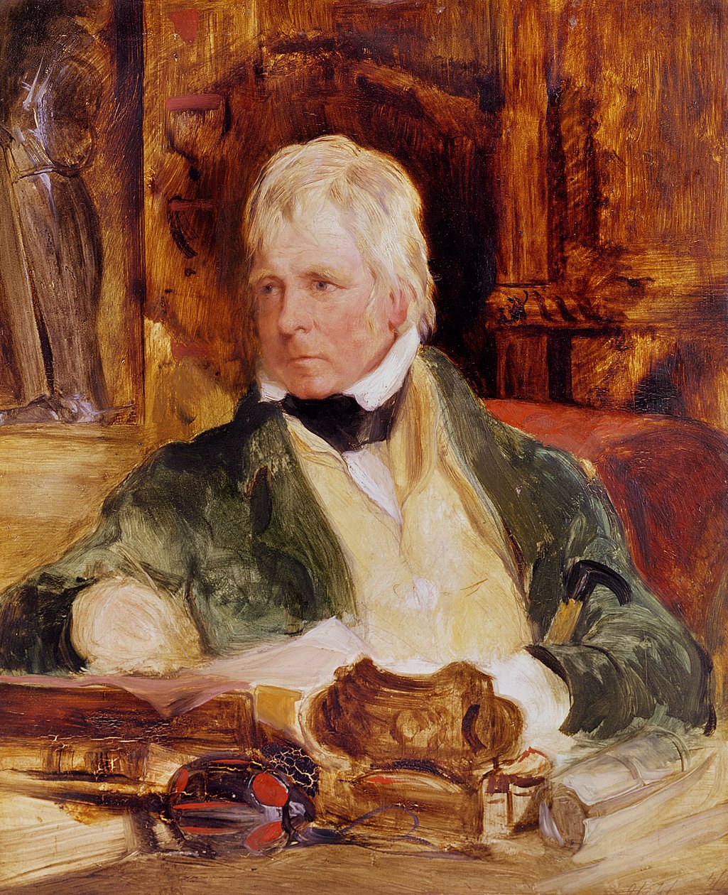 Portret van Sir Walter Scott, c.1824 door Edwin Landseer