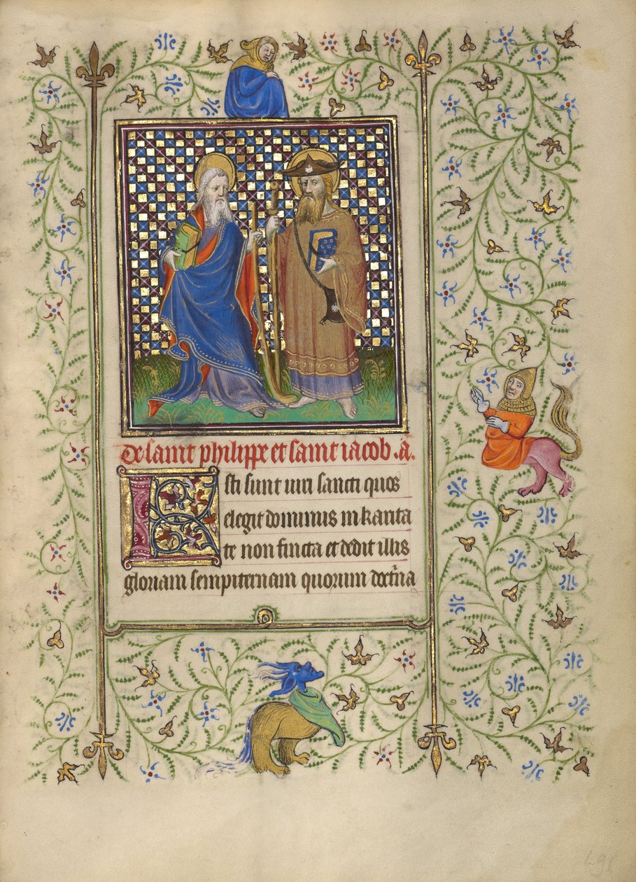 Heiligen Filippus en Jakobus door Egerton Master
