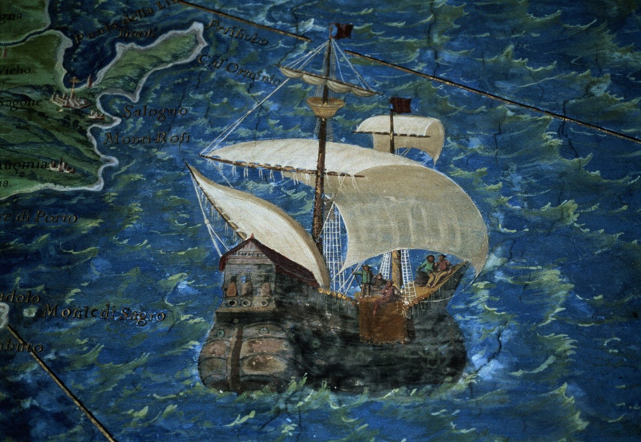Galei (detail) door Ignazio Danti