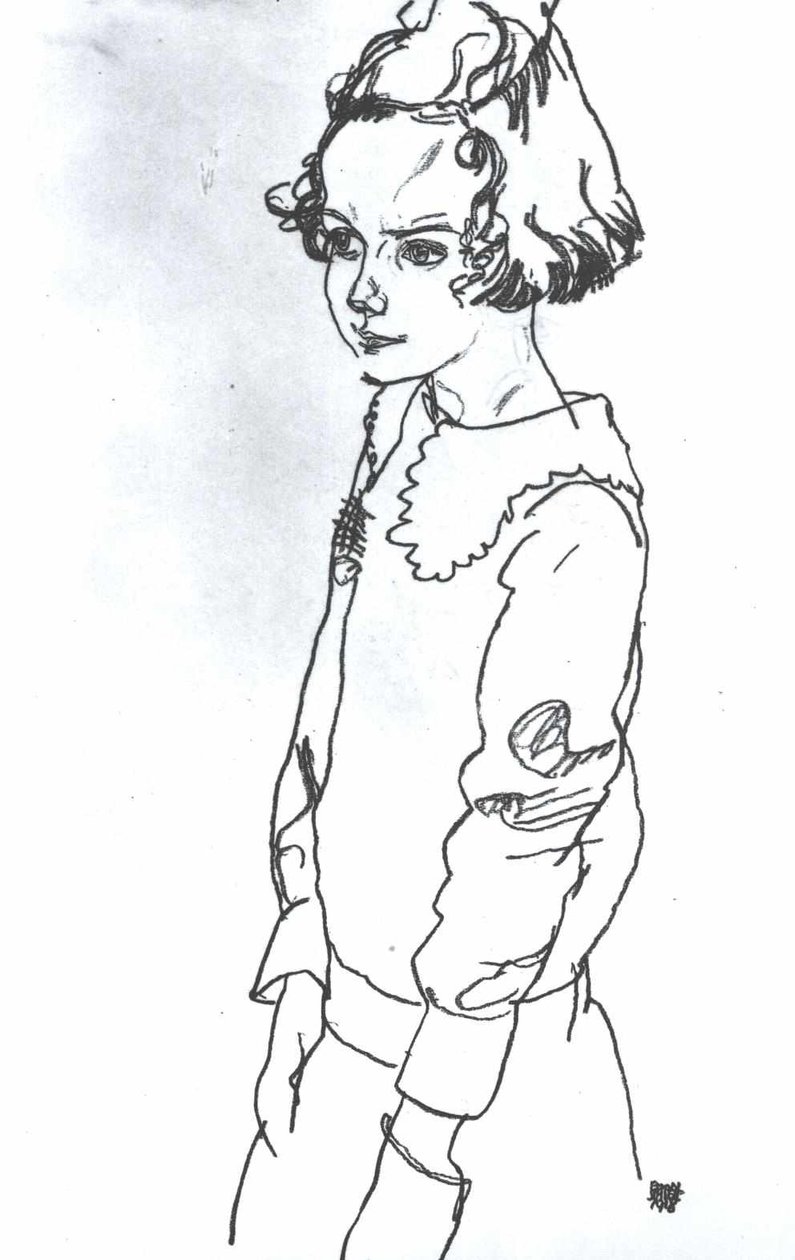 Maria Steiner door Egon Schiele