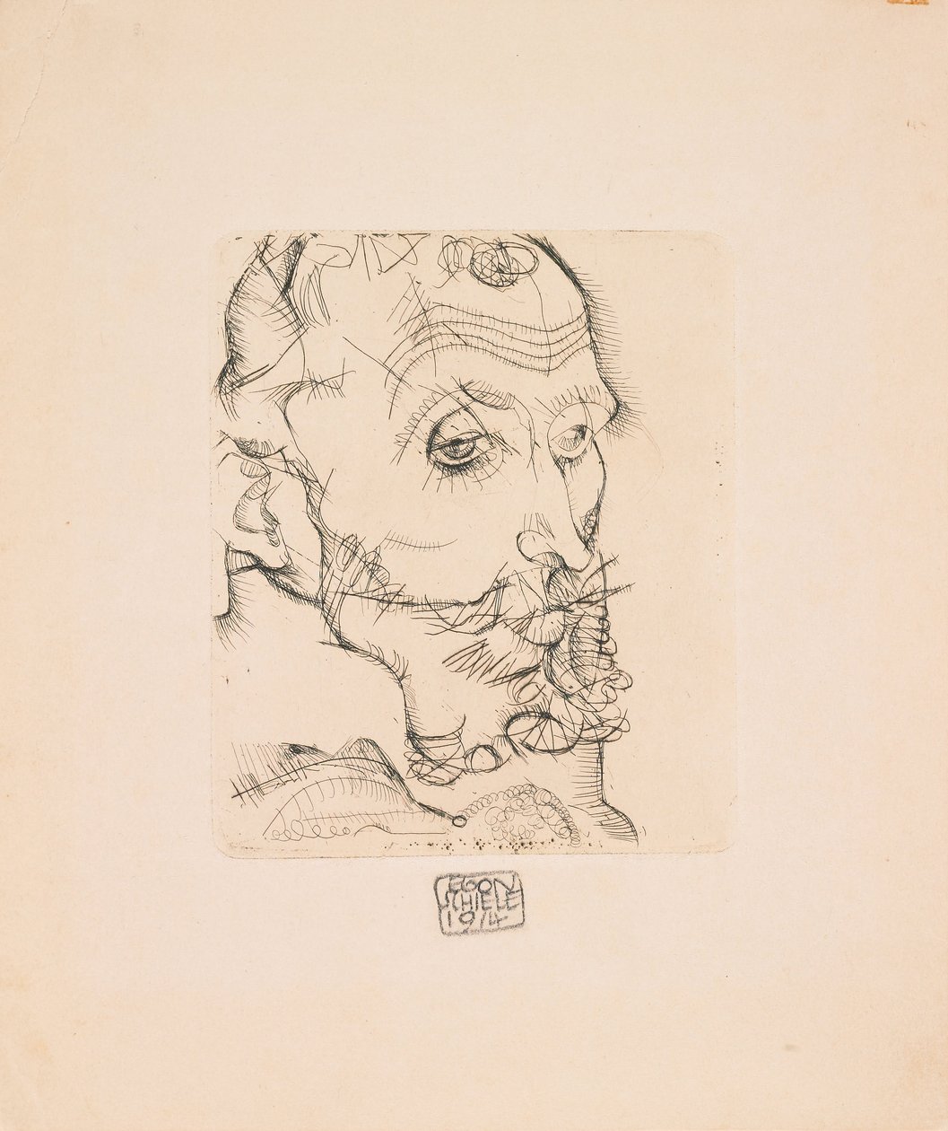 Portret van Franz Hauer door Egon Schiele