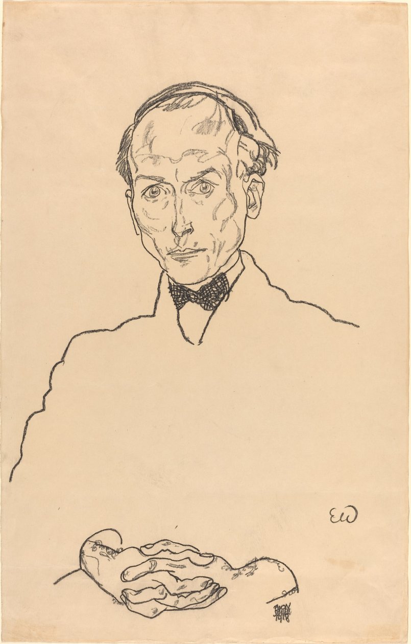Dr. Ernst Wagner door Egon Schiele