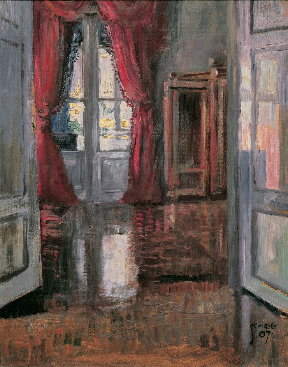 Interieur door Egon Schiele