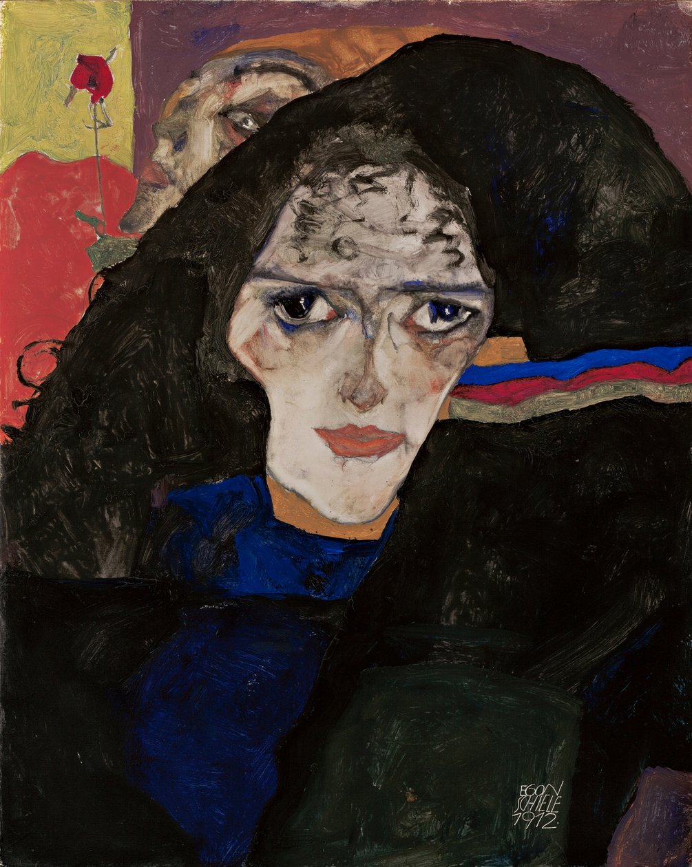 Rouwende vrouw, 1912 door Egon Schiele