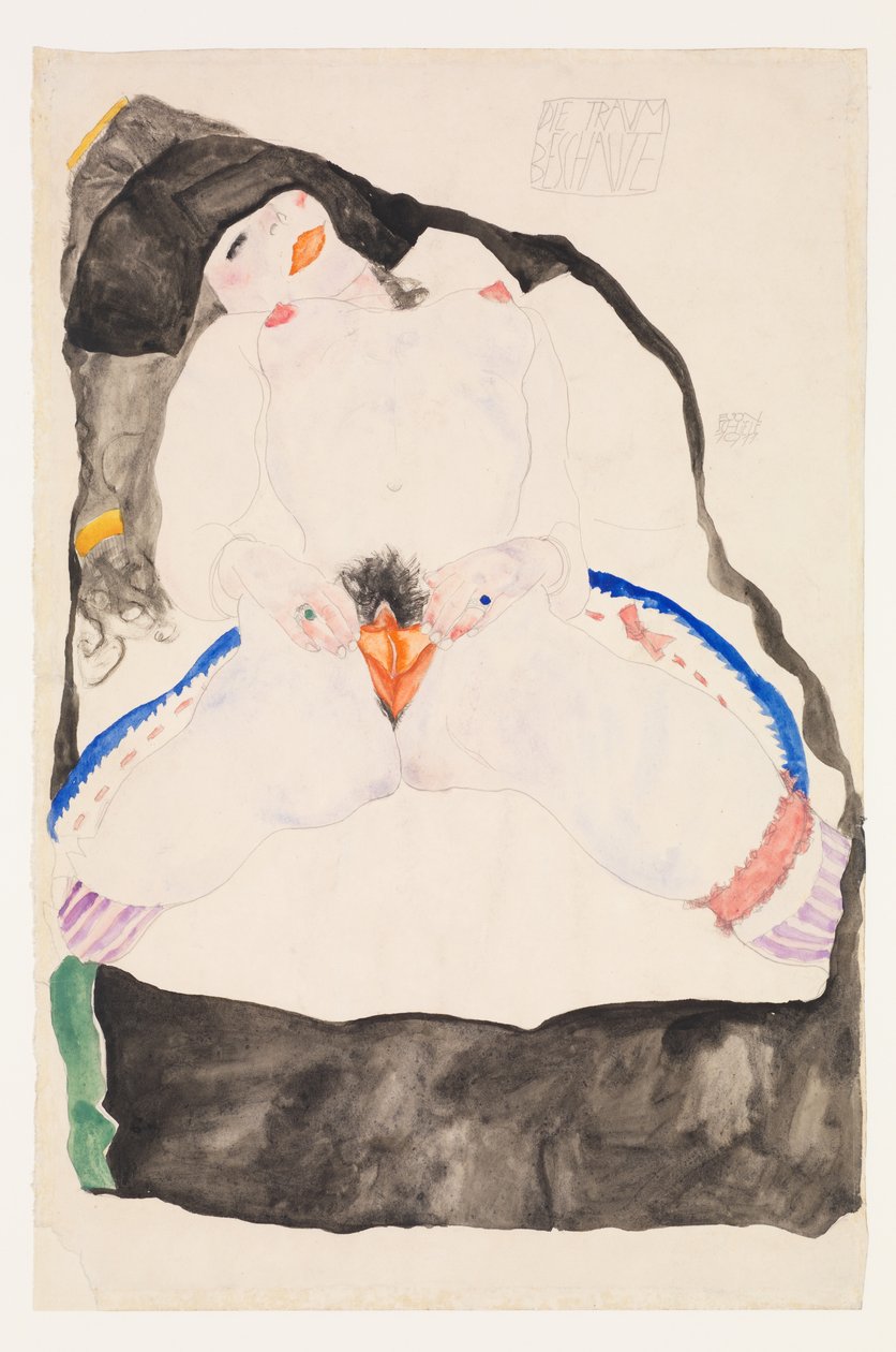 Waargenomen in een Droom, 1911 door Egon Schiele