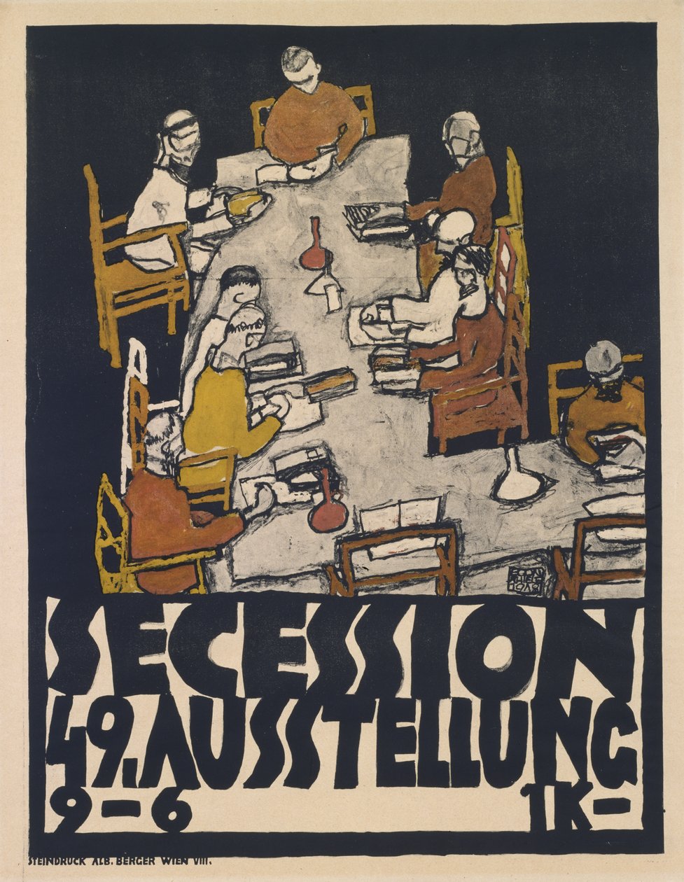 Secession 49. tentoonstelling, 1918 door Egon Schiele